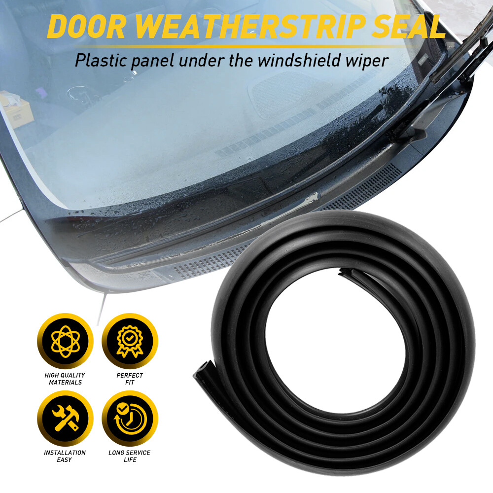 1.8m Car Front Windshield Panel Rubber Seal Strip Sealed Moulding Trim Universal