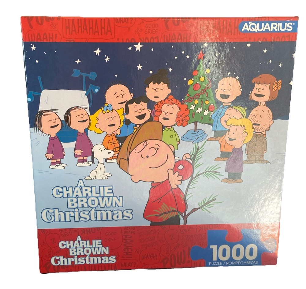 A Charlie Brown Christmas 1000-Piece Jigsaw Puzzle by Aquarius Sealed New