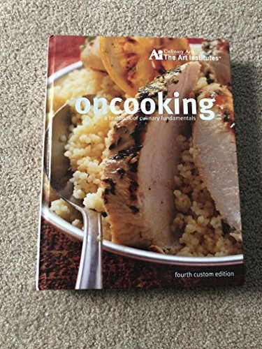 Cooking Textbook Culinary Fundamentals Art Institutes 4th Edition Hardcover 2007