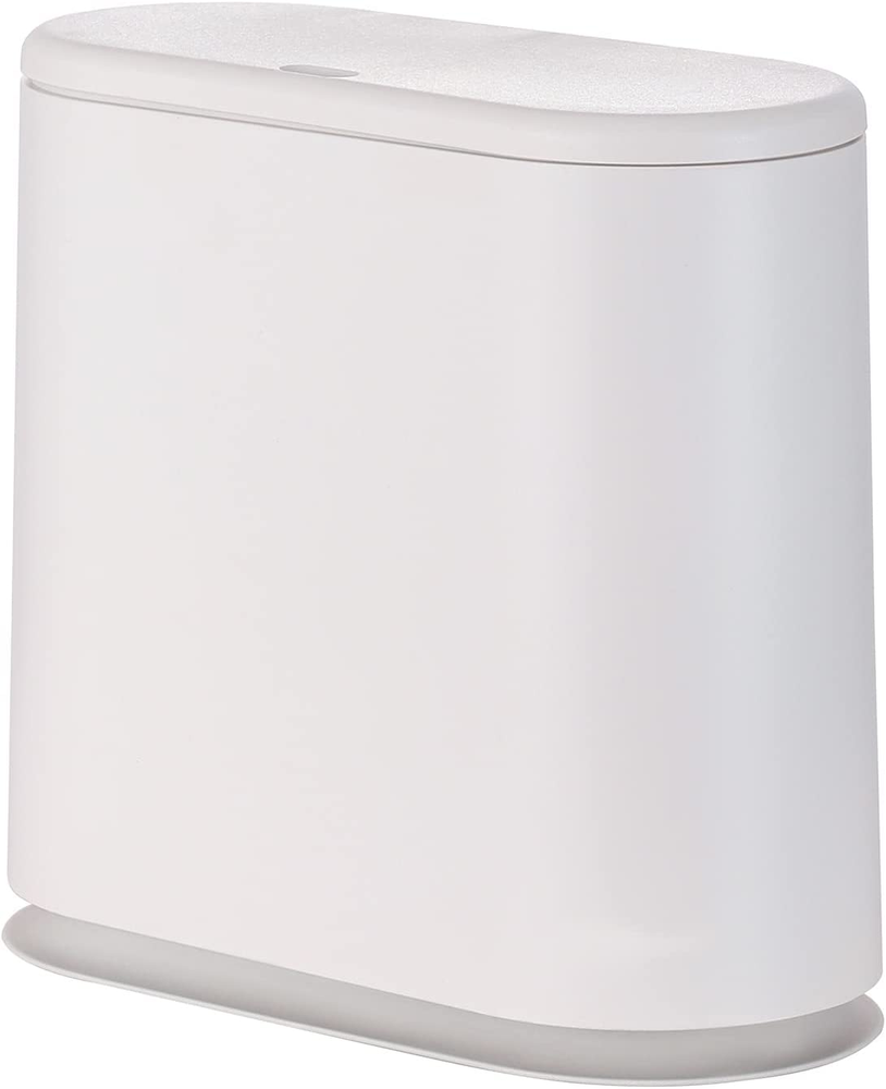 12 Liter Rectangular Plastic Trash Can Wastebasket with Press Type L