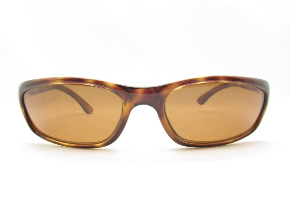 RAY-BAN RB 4115 642/73 3N BROWN SPORTS WRAP EYEGLASSES FRAME ITALY 58-145 117882