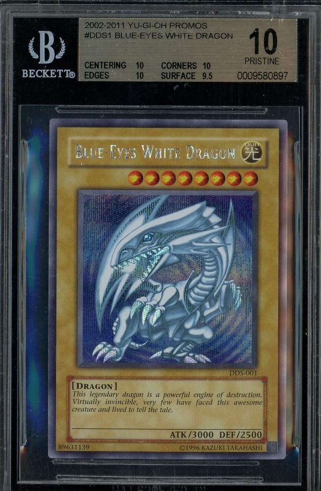 Blue-Eyes White Dragon DDS-001 Yu-Gi-Oh! Unlimited Edition Video Game Promo Card