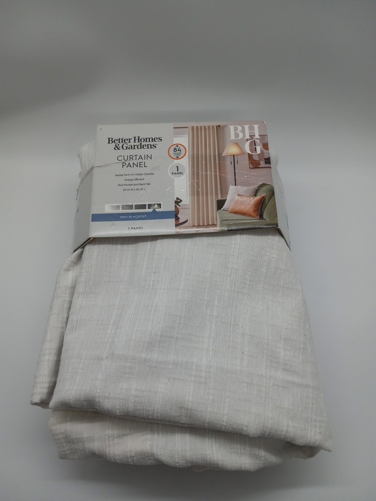 Better Homes & Gardens Vanilla Texured Blackout Single Panel 50