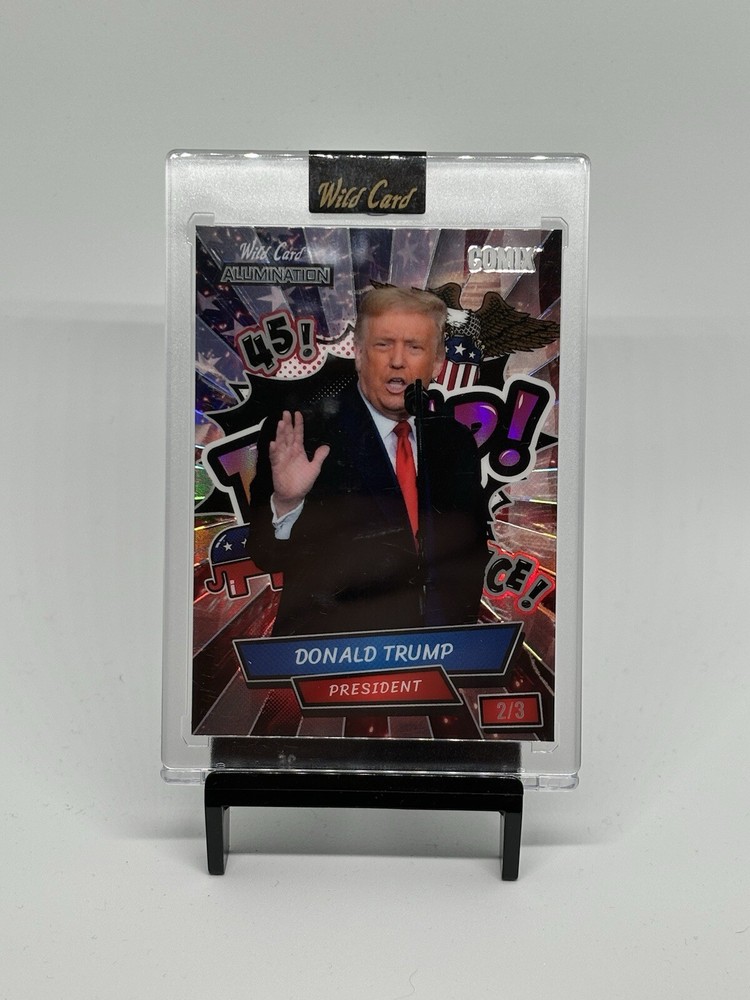 2024 Wild Card Alumination Comix 2/3 Donald Trump President Prizm Holo SSP