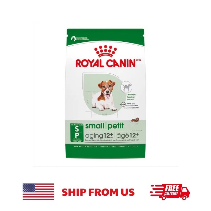 Royal Canin Small Aging 12 Plus Dry Dog Food 12 Pound Bag