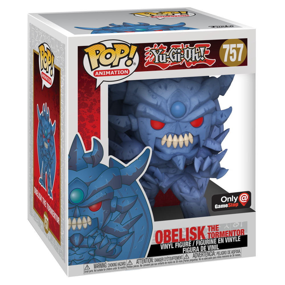 Funko Pop Super 6 Inch Yu-Gi-Oh Obelisk the Tormentor Vinyl Figure  