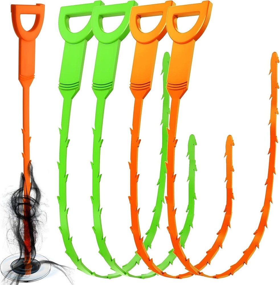 Drain Snake Clog Remover Tool for Sink Sewer Hair