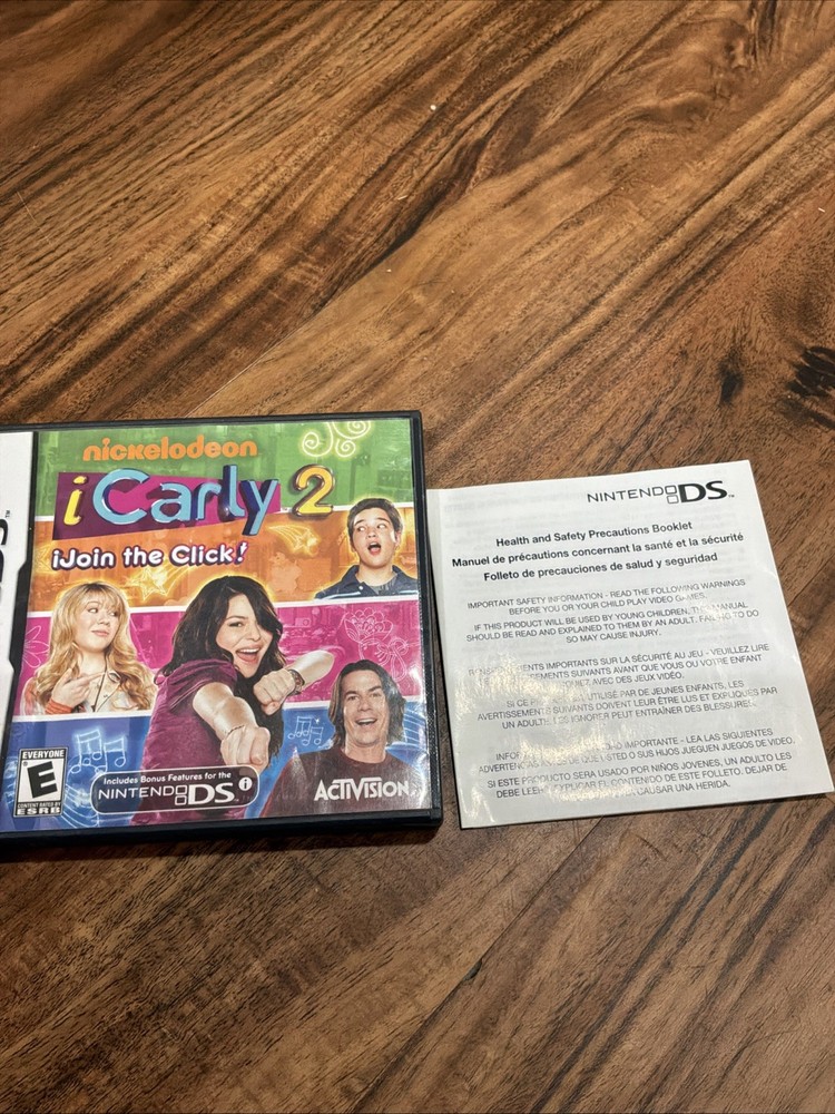 iCarly 2: iJoin the Click (Nintendo DS, 2010) CIB