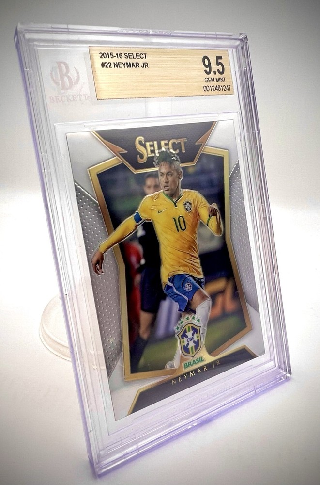 2015-16 Panini Select #22 Neymar Jr. GOLD LABEL BGS 9.5 GEM MINT! 🔥