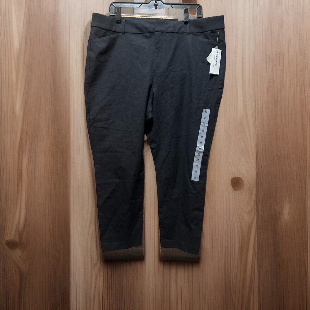 Old Navy Women’s Pixie High Rise Pants Black Size 18