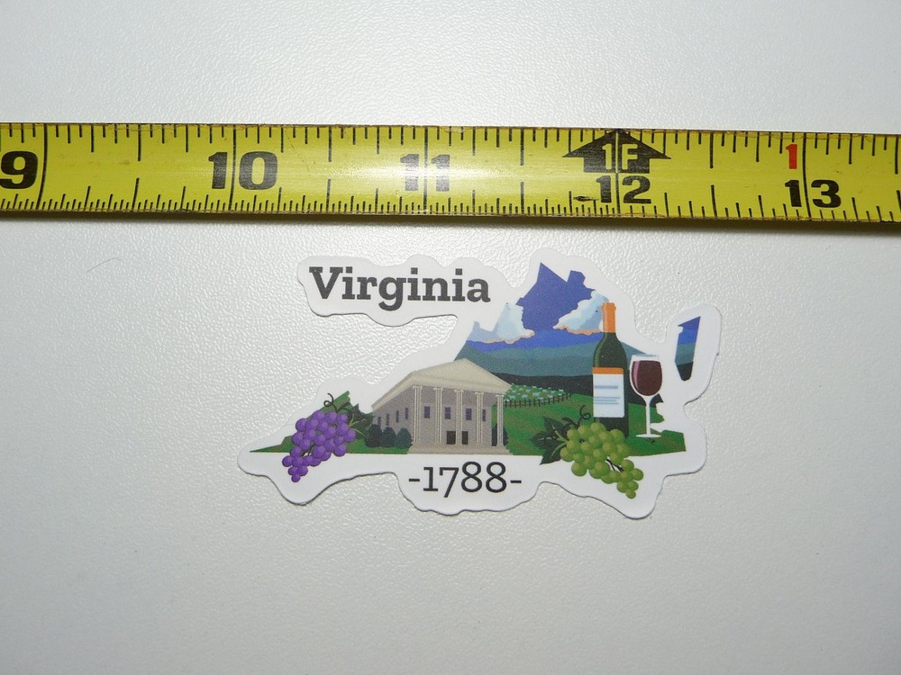 Virginia State Pride Birth Travel Vacation Trip USA United States of America