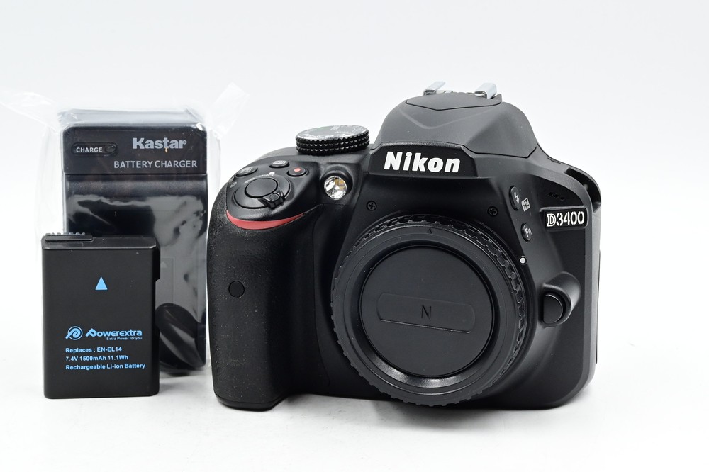 Nikon D3400 24.2MP Digital SLR Camera Body #653