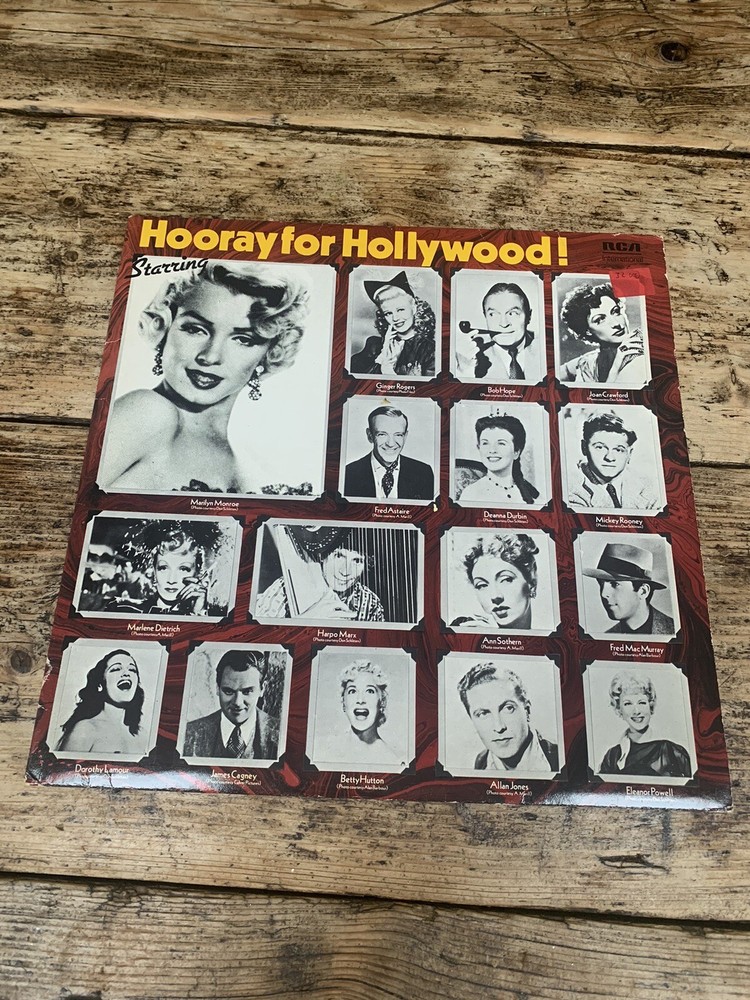HOORAY FOR HOLLYWOOD! RCA INT’L 1st VINYL LP Plays Nicely Film It’s Oh So Quiet