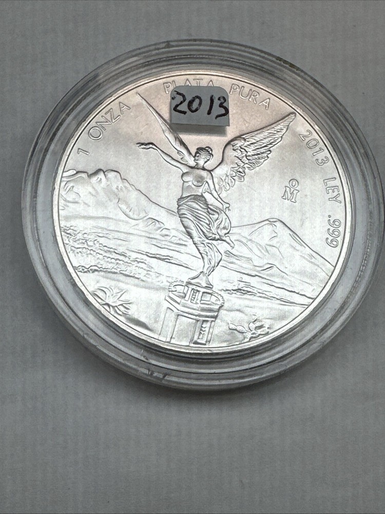 2013 Mexico 1 oz Libertad .999 Fine Silver Coin UNC Brilliant Uncirculated