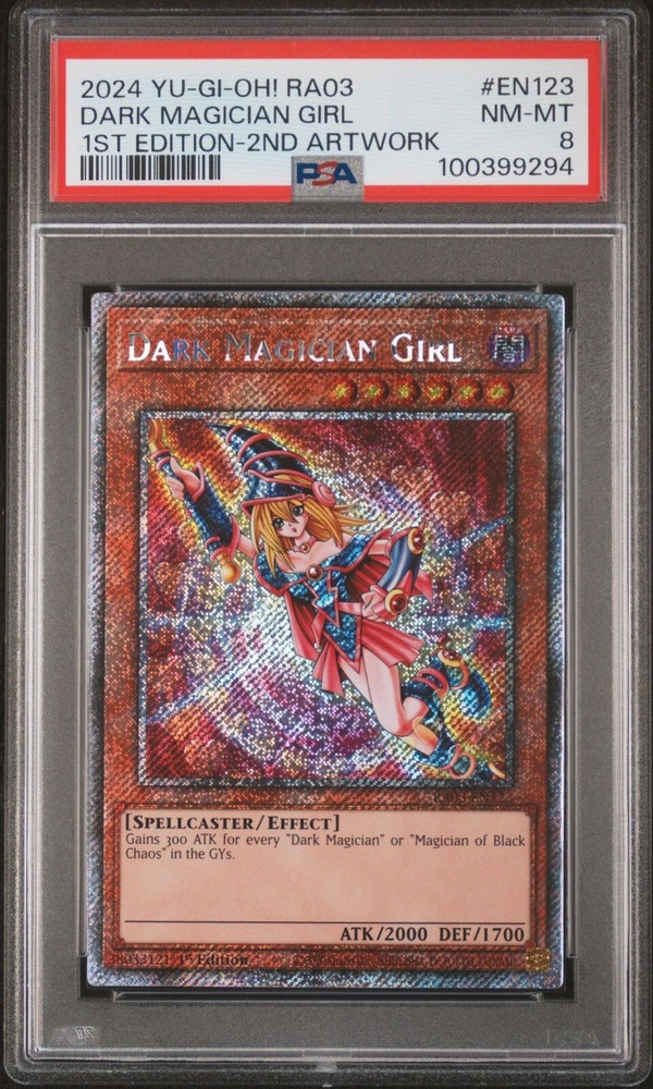 Dark Magician Girl Platinum Secret Rare 1st Ed Quarter Century Bonanza RA03-EN123