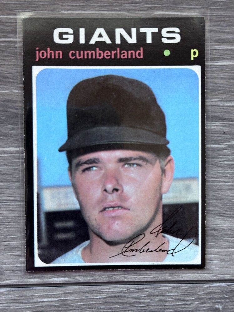 1971 Topps #108 John Cumberland San Francisco Giants Baseball Card