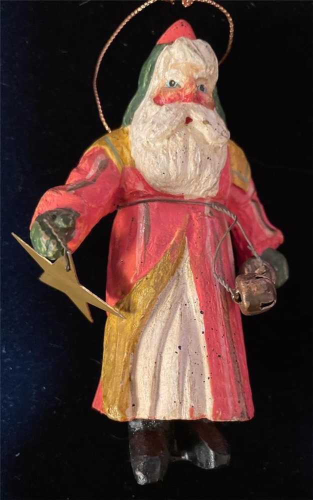 VINTAGE HOUSE OF HATTEN CHRISTMAS ORNAMENT SANTA CLAUS 5