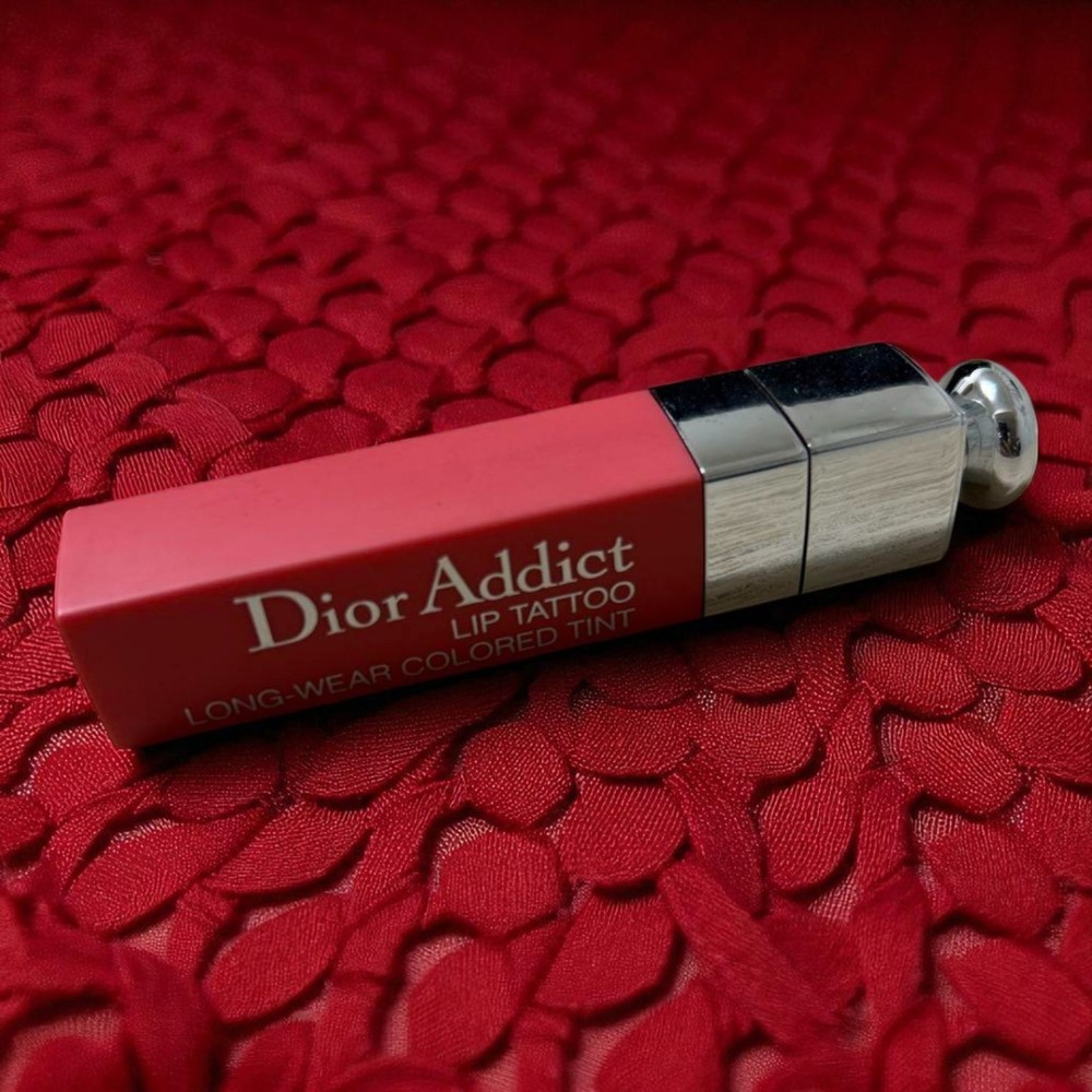 Dior Addict Lip Tattoo Coral Lip Tint Waterproof Longlasting