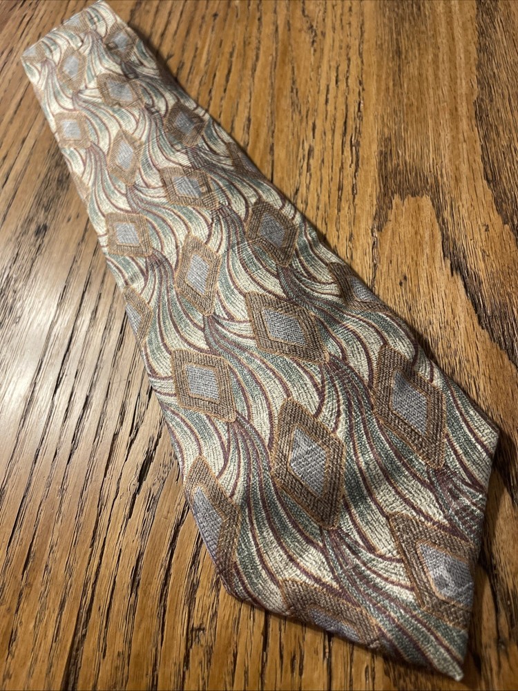 Vintage 80s 90s EUC Masetti Silk Tie Men’s Necktie USA Abstract