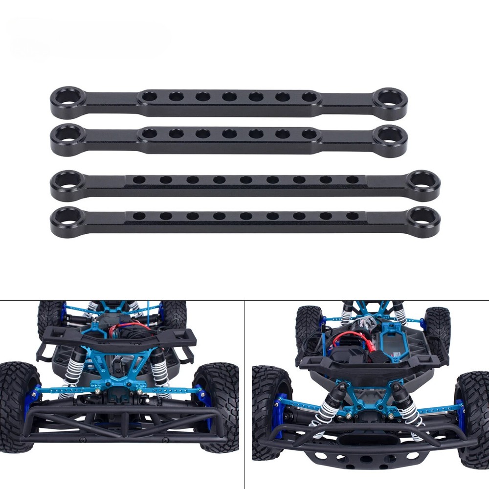 4X Aluminum Turnbuckle Set Durable for Traxxas 1/10 Slash 4x4 BL-2S 4WD Upgrade