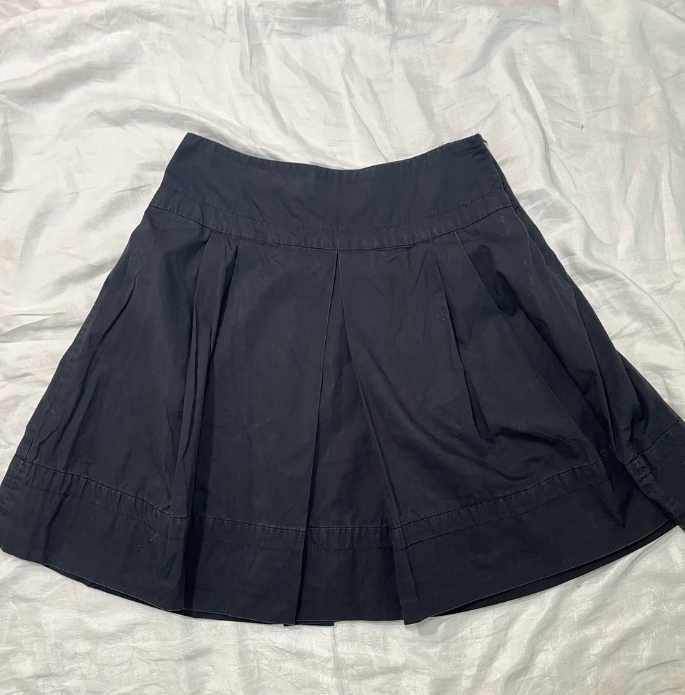 Navy Pleated Skirt School Uniform Size Large
