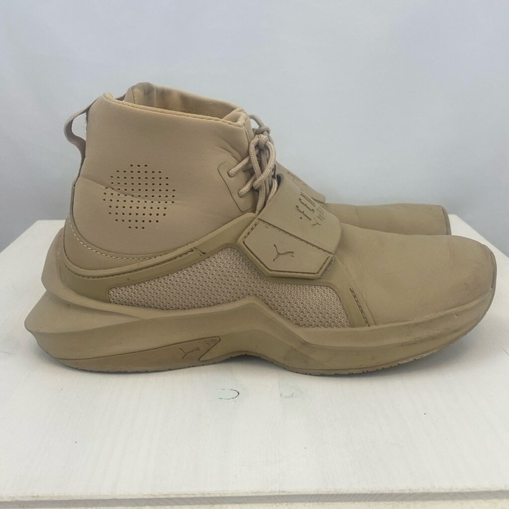 FENTY x Puma High Trainer Sneaker Slip-on By Rihanna Natural Tan Size 5.5