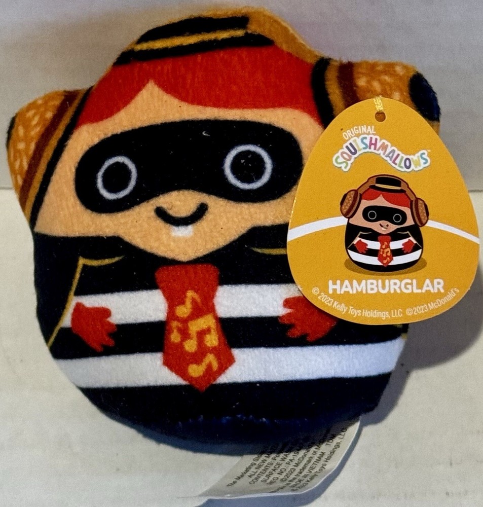 Squishmallows McDonald’s Happy Meal Hamburglar 2023 Plush 3