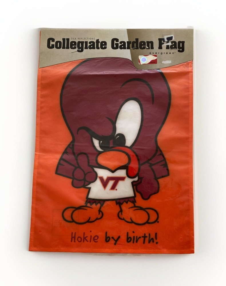 Virginia Tech Hokies Garden Flag NCAA Licensed - Vertical One Side 12.5