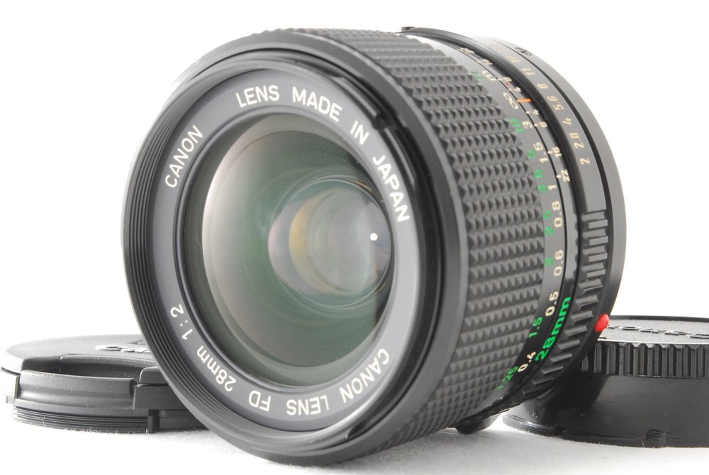 Excellent+5 Canon New FD NFD 28mm f2 MF Wide Angle Lens for A-1 AE-1 From JAPAN