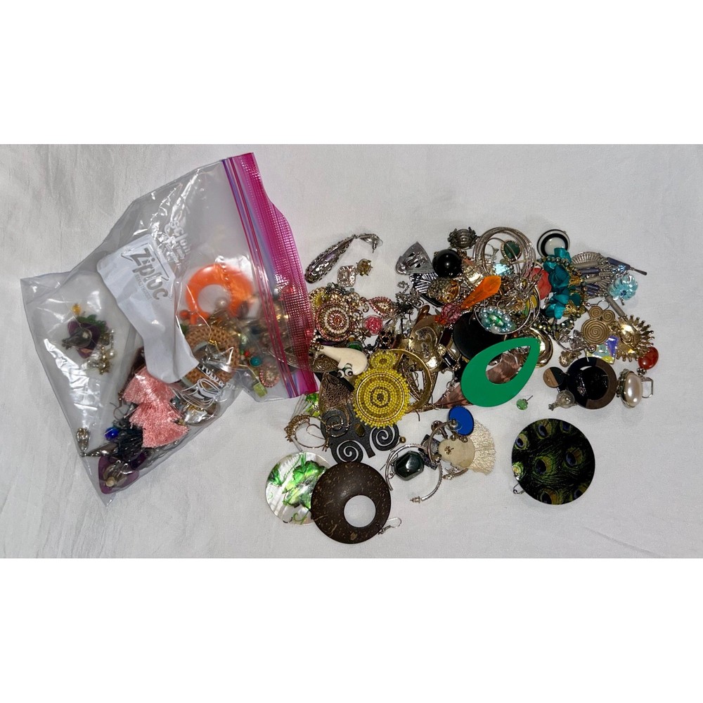 1-2lbs Mix Lot BROKEN Vintage + Modern Jewelry