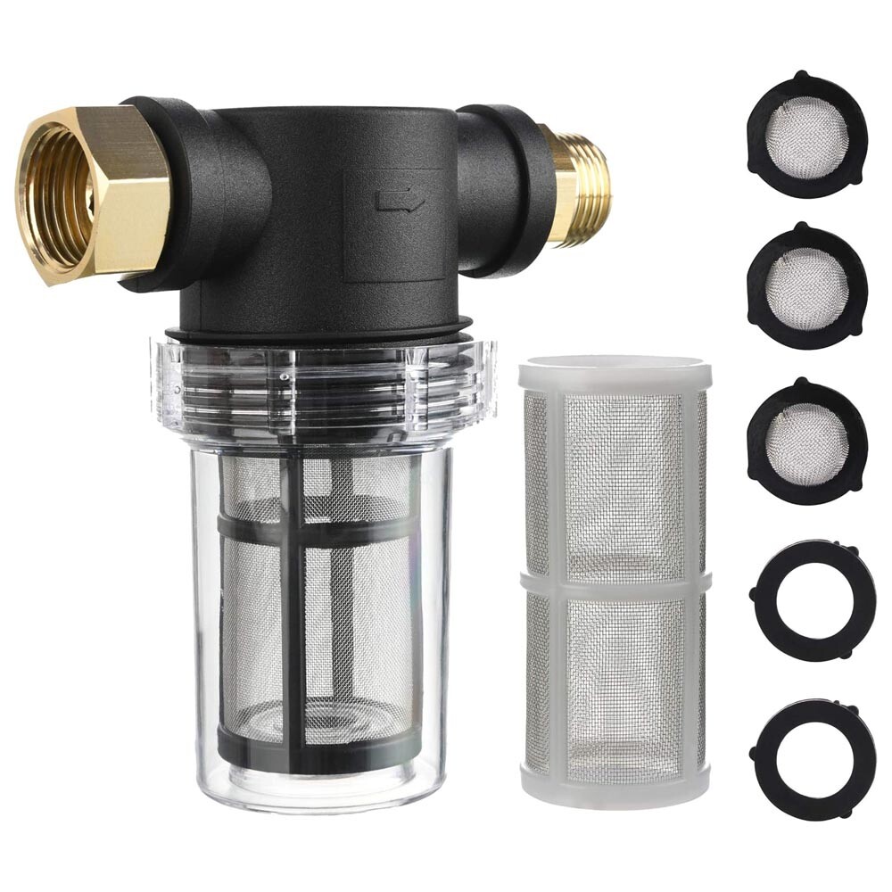 Garden Hose Inlet Filter for High Pressure Washer Sediment Filter Attachment #P