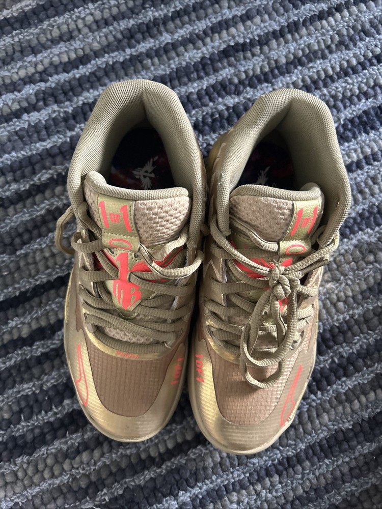 Gold Puma Lamelo Ball Basketball Shoes