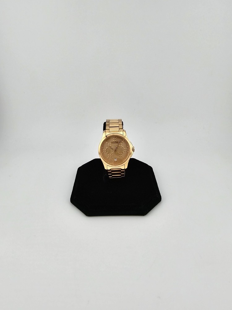 Gucci G-Timeless Womens Rose Gold Dial Swiss Luxury Watch YA126567