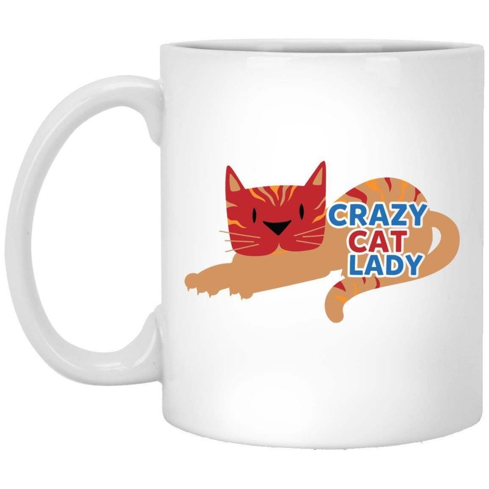 Cat Lover Coffee Mug Crazy Cat Lady  Coffee Mugs Gift For Cat Owners Coffee Cup