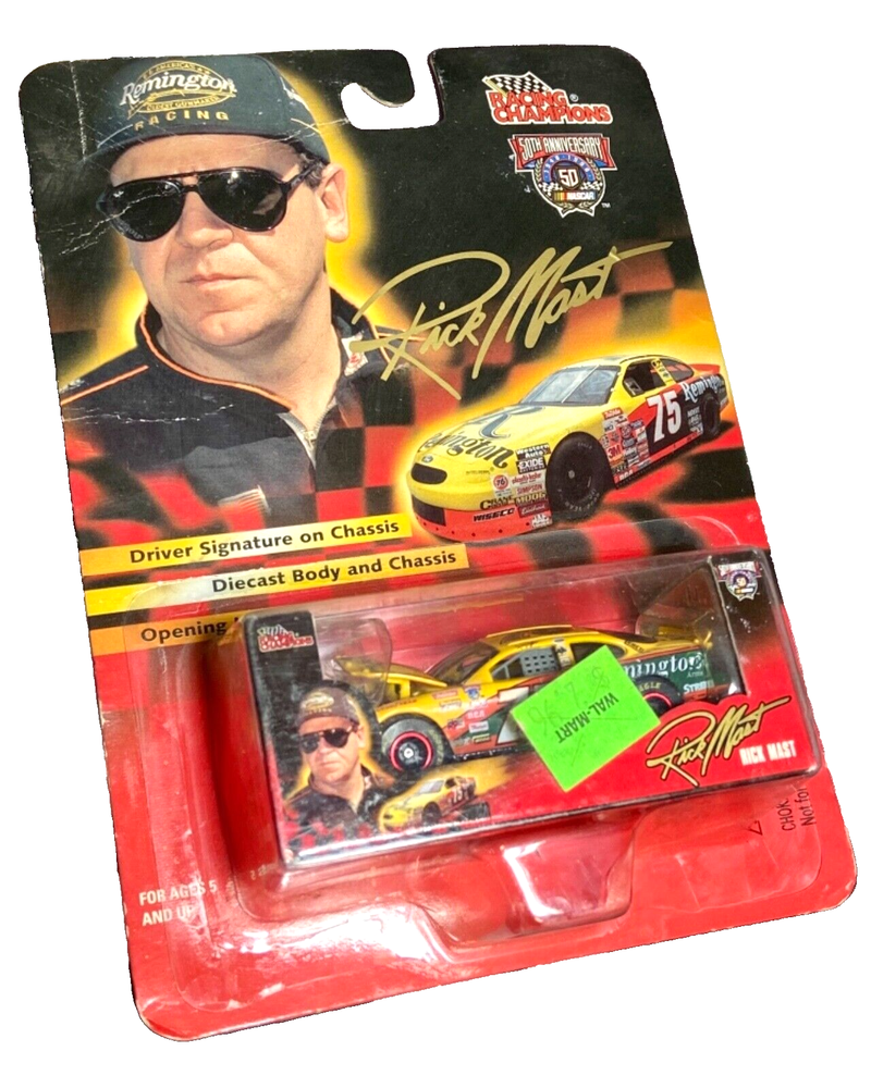 Rick Mast 1998 Racing Champions 50th Anniversary Signed NASCAR 1:64 Scale #75 Igloo Diecast