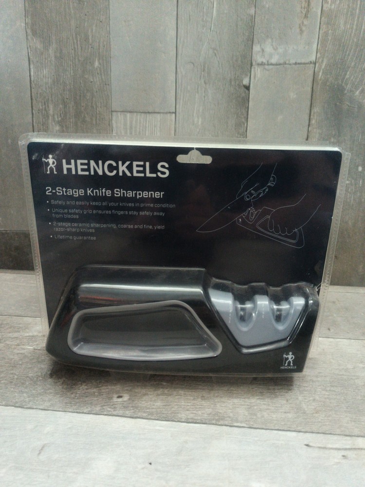 Henckels 2-Stage Coarse Fine Ceramic Knife Sharpener Fast Shipping