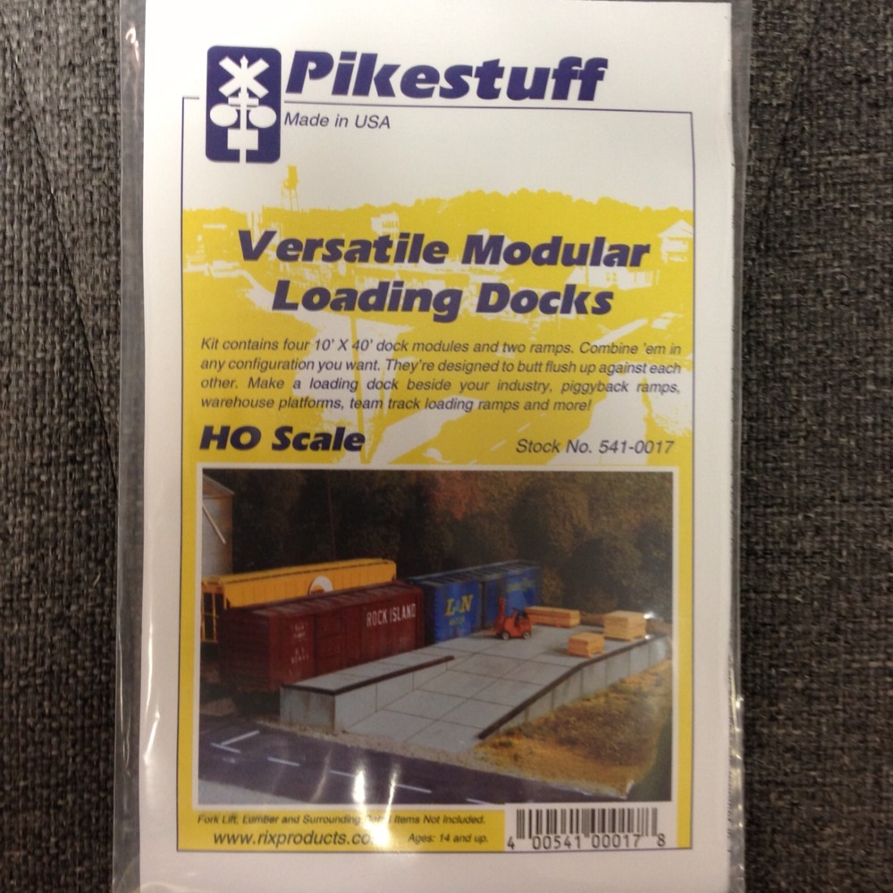Pikestuff 17 Loading Docks Modular Kit HO Scale RIX   MODELRRSUPPLY    $5 Coupon-image