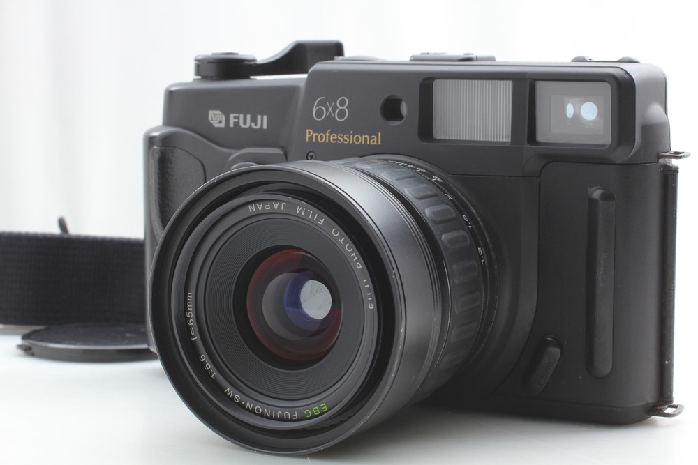 Fujifilm GSW680 III 6x8 65mm F5.6 Camera with Strap Cap Japan Import