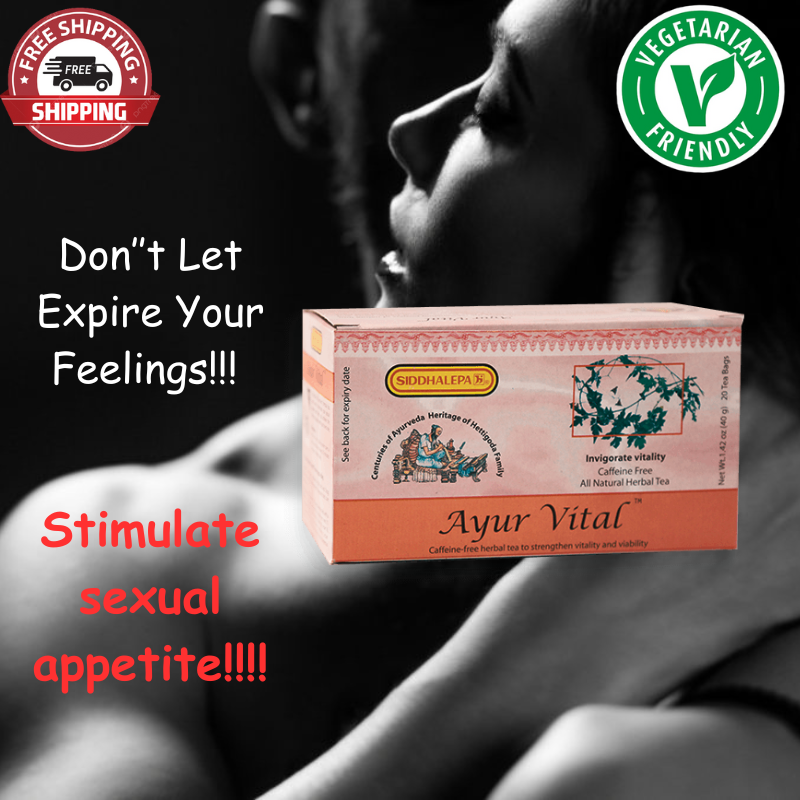Ceylon Herbal AYUR VITAL Tea | Bed room sex Tea | Enhancing Feel  | 100% Natural