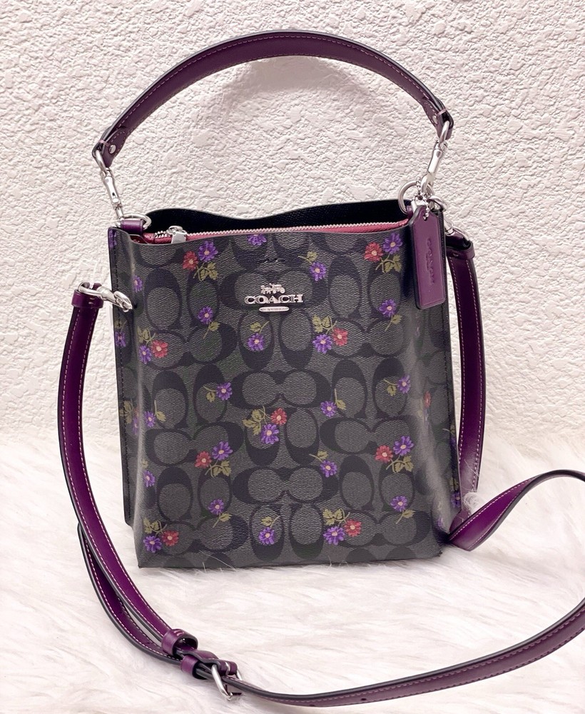 NWT Coach Mollie Bucket Bag 22 Signature Country Floral Print CN144