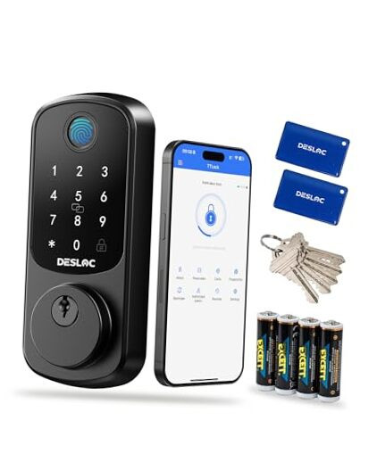 B200 Smart Door Lock with Fingerprint Keyless Entry App Control and Auto Unlock
