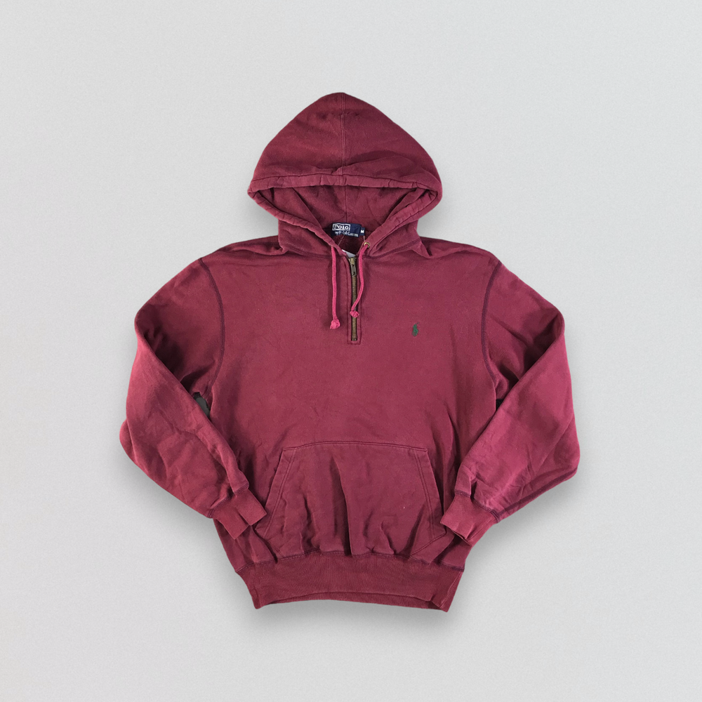 Vintage Polo Ralph Lauren Hoodies Red Pullover Crewneck Sweater Size M