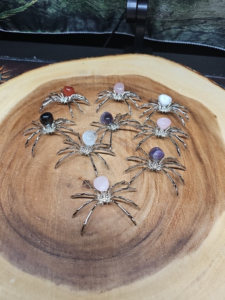 Spider Crystal Random Healing Stone for Energy & Protection  