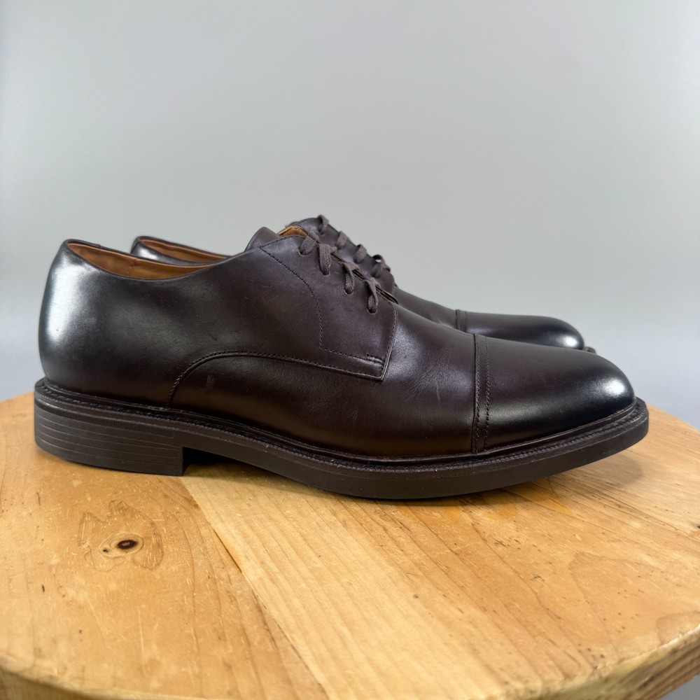 Polo Ralph Lauren Asher Cap Toe Derby Shoes Men’s Size 13 Dark Brown $195