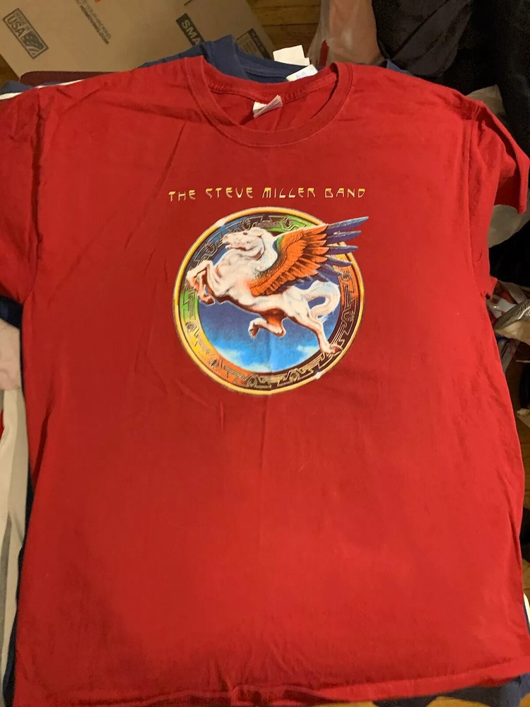 The Steve Miller Band Shirt Adult Mens Large RedShort Sleeve 2012 US Tour