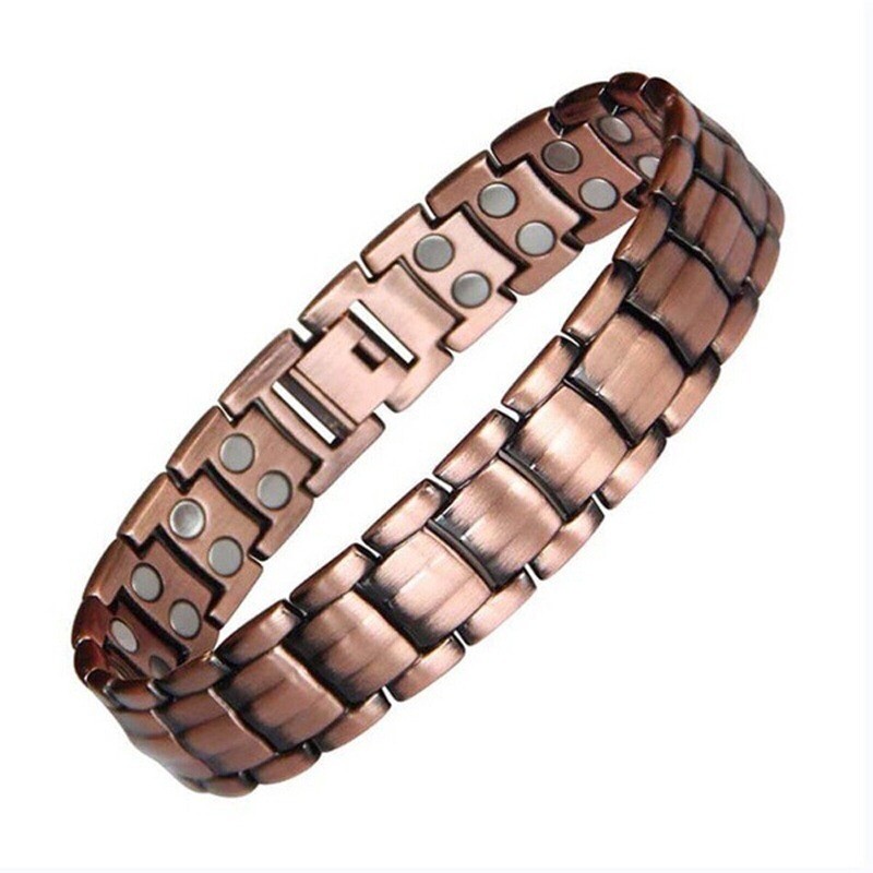 Copper Antique Magnetic Bracelet Arthritis Pain Relieve Bracelet Copper Link US