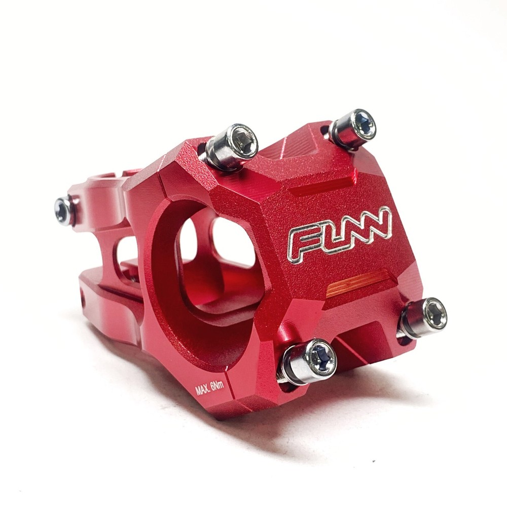 Funn Strippa EVO MTB Stem, Bar Clamp 35mm (Length 45mm, Red)- Clearance Sale-image