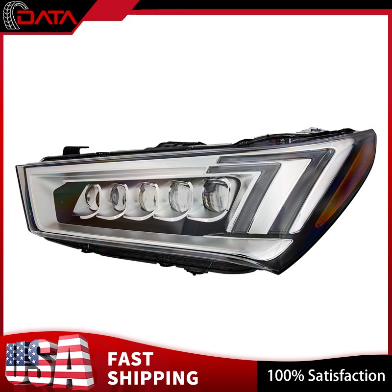 Driver Left Side LED Headlight Assembly For Acura MDX 2017-2020 with Bulb(s)