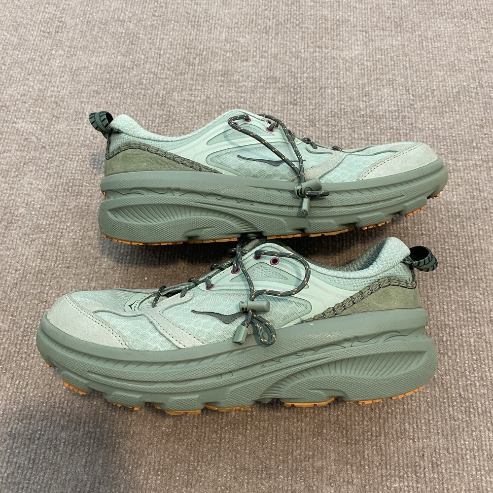 Hoka One One Bondi B3 Shoes Mens Size 9 Green Road Running Sneakers 115351 ASC