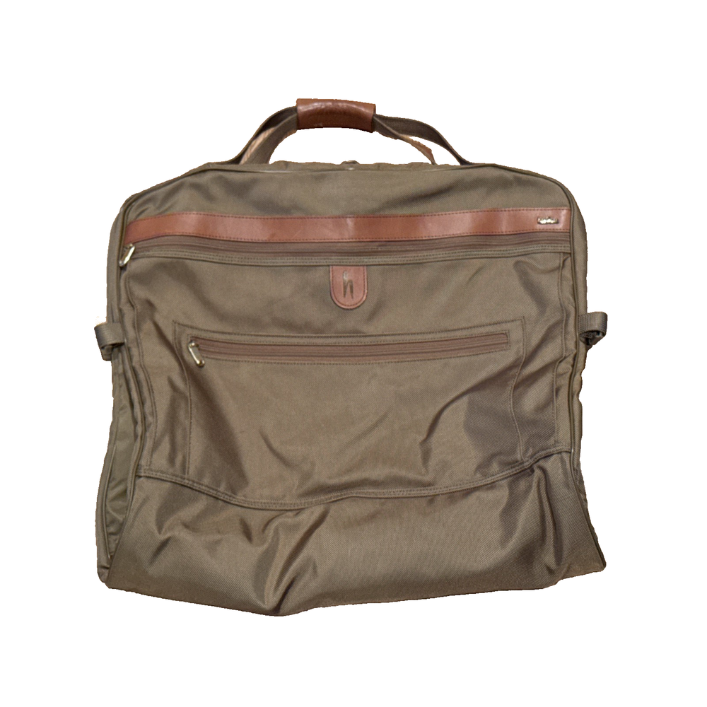 Vintage Hartmann Luggage Hanging Garment Bag Nylon & Leather